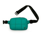 The "Puffer" Fanny Pack - Aqua