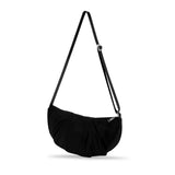 The "Crescent" Crossbody Bag - Black