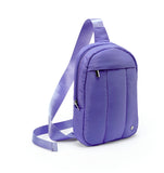 Sling Puffed Crossbody Bag  - Lilac