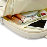 Sling Puffed Crossbody Bag  - Cream