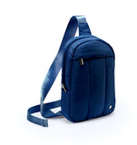 Sling Puffed Crossbody Bag  - Blue