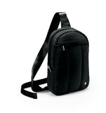 Sling Puffed Crossbody Bag - Black