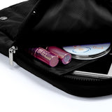 Sling Puffed Crossbody Bag - Black