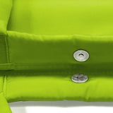 Quilted Puffer Tote - Lime Green