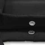 Quilted Puffer Tote - Black