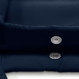 Quilted Puffer Tote - Navy