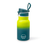 Kids Silicone Spout Water Bottle Suitable for Kids - Yellow/Slate