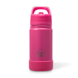 Kids Classic Stainless Steel with Flip Straw Lid & Boot - Pink
