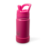 Kids Classic Stainless Steel with Flip Straw Lid & Boot - Pink