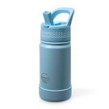Kids Classic Stainless Steel with Flip Straw Lid & Boot - Light Blue