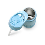 Kids Classic Stainless Steel with Flip Straw Lid & Boot - Light Blue