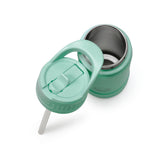 Kids Classic Stainless Steel with Flip Straw Lid & Boot - Light Mint