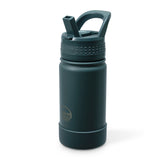 Kids Classic Stainless Steel with Flip Straw Lid & Boot - Dark Grey