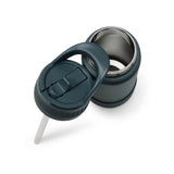 Kids Classic Stainless Steel with Flip Straw Lid & Boot - Dark Grey