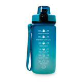 Kids Small Time Marker Motivational Bottle - Dark Blue/Light Blue