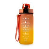 Kids Small Time Marker Motivational Bottle - Coral/Yellow