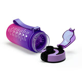 Kids Small Time Marker Motivational Bottle - Fuchsia/Purple