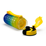 Kids Small Time Marker Motivational Bottle - Yellow/Blue