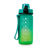 Kids Small Time Marker Motivational Bottle - Teal/Green