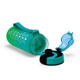 Kids Small Time Marker Motivational Bottle - Teal/Green