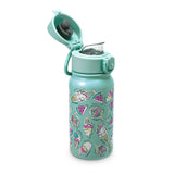 Kids 3D Embossed Print Stainless Steel Bottle - Mint
