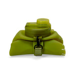 OVERSIZE SILICONE COLLAPSIBLE BOTTLE - OLIVE GREEN