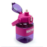 Tritan Silicone Band Bottle - Purple/Pink/White