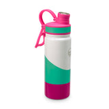 Tri-Color Flow - White/ Light Mint /Pink