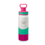Tri-Color Flow - White/ Light Mint /Pink