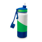 Tri-Color Flow - White/ Neon Green/ Blue