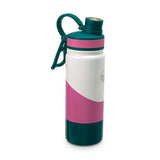 Tri-Color Flow - White/ Pink / Navy