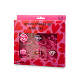 6PC Straw Topper - Girl Power