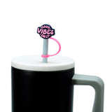 6PC Straw Topper - Girl Power