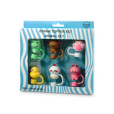 6PC Straw Topper - Animal Set