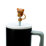6PC Straw Topper - Animal Set
