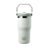 Kids Mini Adventure Flow Stainless Steel with Handle - White