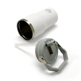 Kids Mini Adventure Flow Stainless Steel with Handle - White