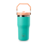 Kids Mini Adventure Flow Stainless Steel with Handle - Coral & Mint