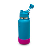 Active Triple Insulated- 2-in-1 Lid  - Cyan Hot Pink Mix