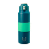 Free-Sip Powder Coated Bottle - Teal Turquoise Mix