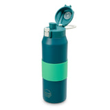 Free-Sip Powder Coated Bottle - Teal Turquoise Mix