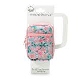 Tumbler Bottle Pouch- Florals/ Pink