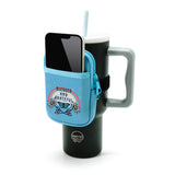 Tumbler Bottle Pouch- Light Blue