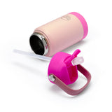 Kids Mini Active Stainless Steel with Straw  - Blush