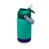 Kids Mini Active Stainless Steel with Straw - Aqua