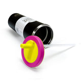Color Block Flip Straw Tumbler - Black