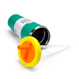 Color Block Flip Straw Tumbler - Kelly Green